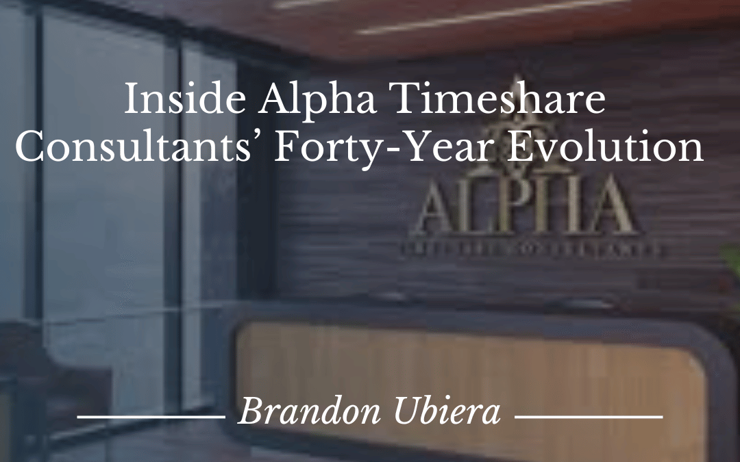 Alpha Timeshare Consultants CEO Brandon Uberia
